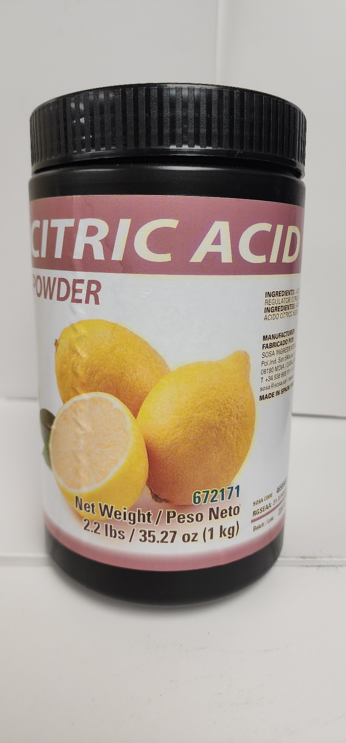 Citric acid (1kg), Sosa